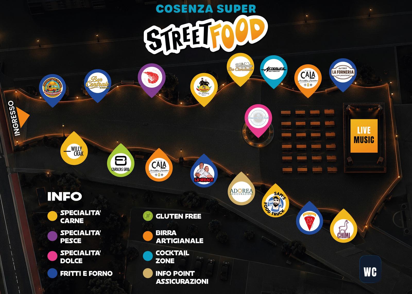 Mappa evento ingrandita